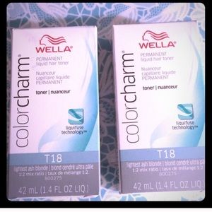 Wella T18 toner (2boxes)